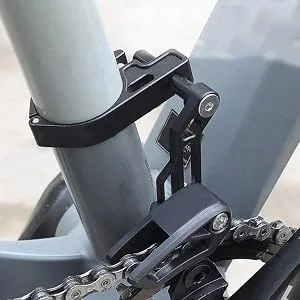 LIZHOUMIL Chain Guide, Mountain Bike Chain Guide Bash Guard, Strong Nylon Bicycle Chain Protector, Bicycle Chain Guide for Most Road Mountain Bikes Black - shiy1