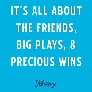 Murray Sporting Goods Dry Erase Double-Sided Football Coaches Clipboard - Murray Sporting Goods It's All About the Friends, Big Plays, & Precious Wins