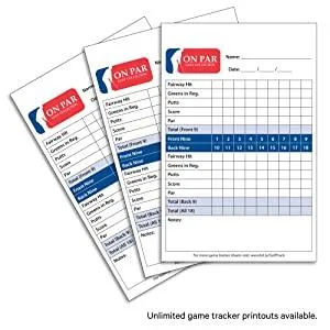 ON PAR Premium Ostrich Effect Golf Scorecard Holder Navy/Grey - product information 5