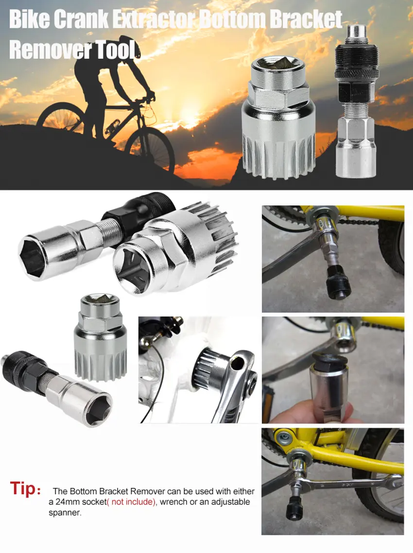 pasway Bike Crank Extractor Bottom Bracket Removal Remover Tool - product information 1