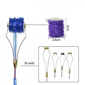 15 Spools Multi Colors Tinsel Chenille Line Crystal Flash Line Total 150M Fly Fishing Tying Material for Nymphal Bugs Scud 15 Spools-10M/Spool - product information 3