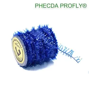 15 Spools Multi Colors Tinsel Chenille Line Crystal Flash Line Total 150M Fly Fishing Tying Material for Nymphal Bugs Scud 15 Spools-10M/Spool - xijie