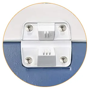 Cooler Replacement Plastic Hinges & Screws Set Compatible with Coleman Coolers | 4 Pack - cooler parts