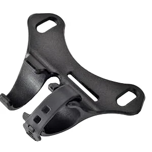 PRO BIKE TOOL Bicycle Pump Holder | Lightweight and Strong - Bicycle Frame Mounted Black Compatible Bracket Clip  Perfect for Road and Mountain Bikes - Left