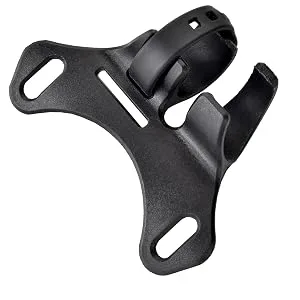 PRO BIKE TOOL Bicycle Pump Holder | Lightweight and Strong - Bicycle Frame Mounted Black Compatible Bracket Clip  Perfect for Road and Mountain Bikes - Middle