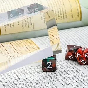 QMay DND Dice Set 42 Pieces, 6 Sets Double - Colors Polyhedron Dice D&D Dice with 6 Pattern Dice Bag, Great for Dungeons and Dragons RPG MTG Table Games etc 42 pcs - Superior material & Good quality