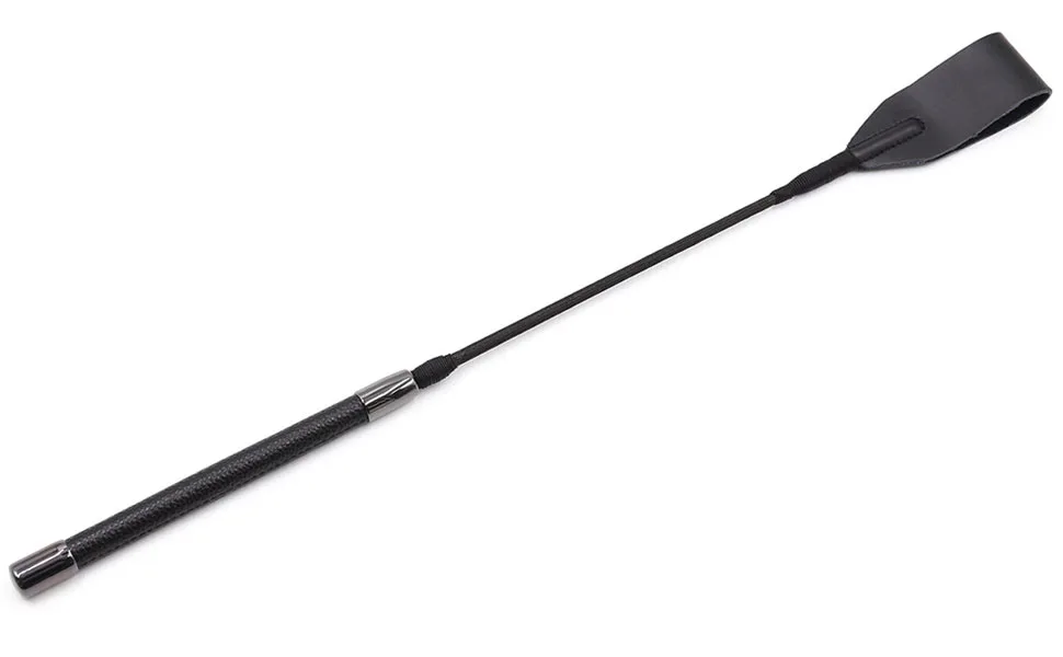 18" Real Riding Crop Whip Genuine Leather Top for Equestrian Sports - Riding Crop