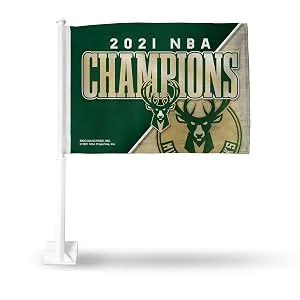 Rico Industries NBA Milwaukee Bucks 2021 NBA Champions Jounral/Notepad 8.25" x 5.25"- Office Accessory - car flag