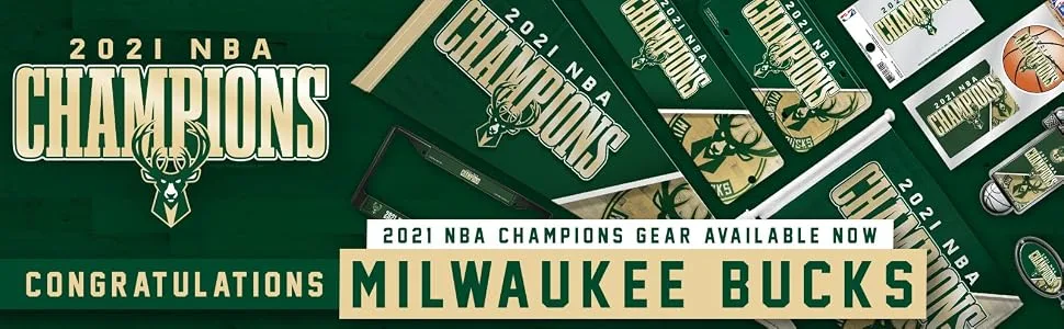 Rico Industries NBA Milwaukee Bucks 2021 NBA Champions Jounral/Notepad 8.25" x 5.25"- Office Accessory - Milwaukee Bucks