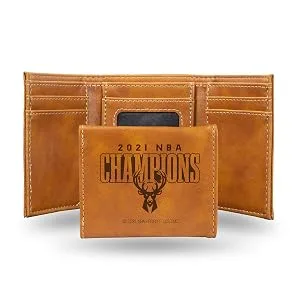 Rico Industries NBA Milwaukee Bucks 2021 NBA Champions Jounral/Notepad 8.25" x 5.25"- Office Accessory - wallet