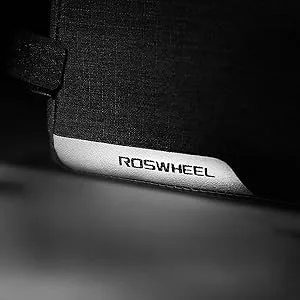 Roswheel Essentials Series 121468 Bike Frame Bag Bicycle Top Tube Pack Cycling Accessories Pouch Cell Phone Holder, Black - product information 6