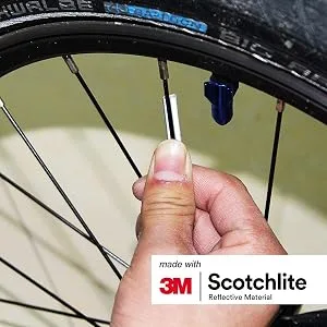 Salzmann 3M Spoke Reflectors for Bicycles | High Visibility| Made with 3M Scotchlite | 36 Pieces - product information 10