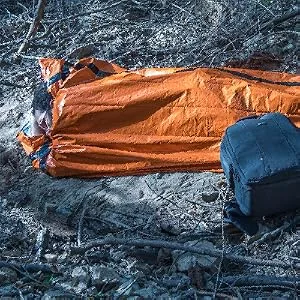 SE Survivor Series Emergency Sleeping Bag - EB122OR Emergency Orange - Durable and tear resistant material