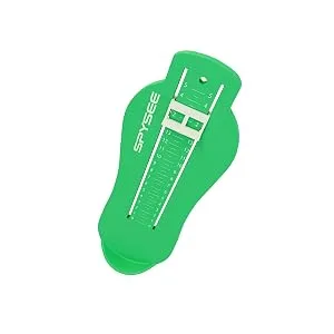 Kids Foot Measurement Device US SIZES | Professional Foot Gauge Kids Measuring Shoe Sizer for 0-8 Years Old Use (GREEN) - Foot Measurement Device Shoe Sizer Size Measuring Devices Brannock Kids Measure Feet Shoes Ruler