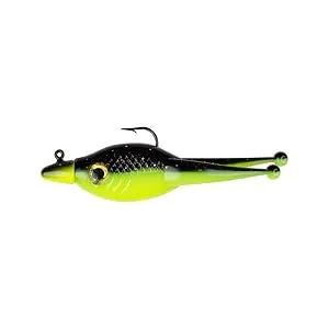 Strike King Mr. Crappie Jig Heads - 25 Pack 1/16oz Chartreuse - Scizzor Shad