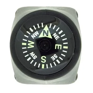 Sun Company Clip-On Compass for Bikes | Handlebar Compass for Bicycle, Motorcycle, ATV, or Snowmobile - Compass