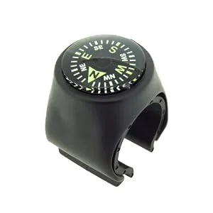 Sun Company Clip-On Compass for Bikes | Handlebar Compass for Bicycle, Motorcycle, ATV, or Snowmobile - Compass
