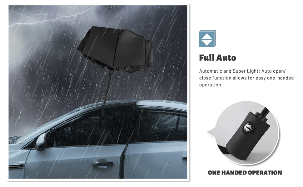SY COMPACT Travel Umbrella Windproof Automatic Umbrellas-Factory Outlet umbrella black - auto umbrella