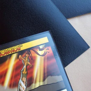 TitanShield (150 Sleeves/White Standard Size Board Game Trading Card Sleeves Deck Protector for MTG, Baseball Collection, Dropmix - close up