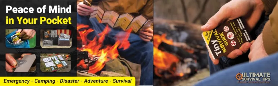 The Ultimate Survive Anything Tiny Survival Guide for Emergency Disaster Micro Guide First Aid Survival Pocket Handbook Easily Fits in Wallet Glove Box Pouch 1 Tiny Guide - gifts men stocking stuffer sas book bushcraft prepper hunting outdoor tactical bug out bag first aid