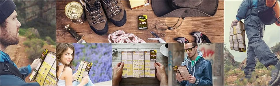 The Ultimate Survive Anything Tiny Survival Guide for Emergency Disaster Micro Guide First Aid Survival Pocket Handbook Easily Fits in Wallet Glove Box Pouch 1 Tiny Guide - survival kits kit gear edc everyday carry urban girls women travel hunting camping hike fishing