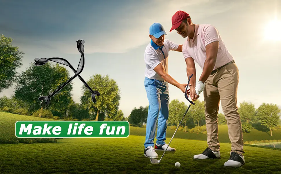 VAAGHANM Golf Swing Trainer Aid Golf Training Aids to Keep Head Still Golf Training Equipment Black - golf training tool