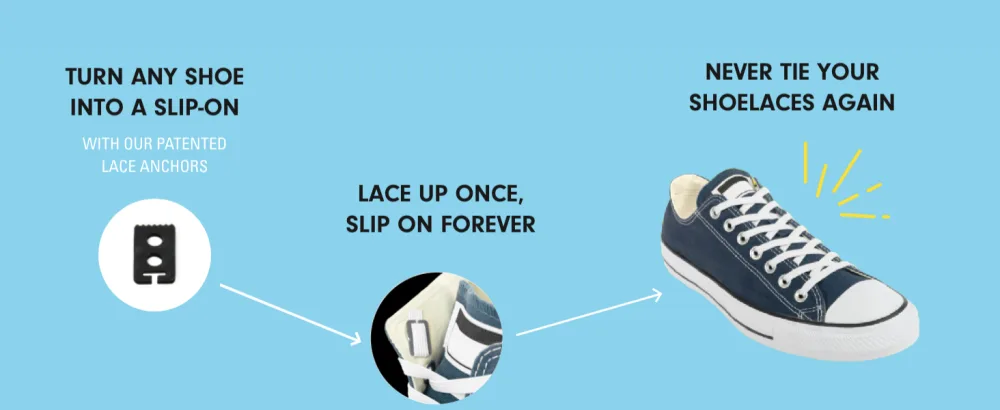 Xpand No Tie Shoelaces System with Elastic Laces - One Size Fits All Adult and Kids Shoes White - no tie