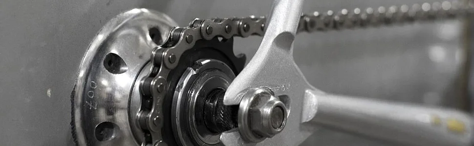 ZONKIE Bike Chain Single-Speed, Bicycle Chain 1 Speed, 1/2  1/8 inch,116 Links - single speed