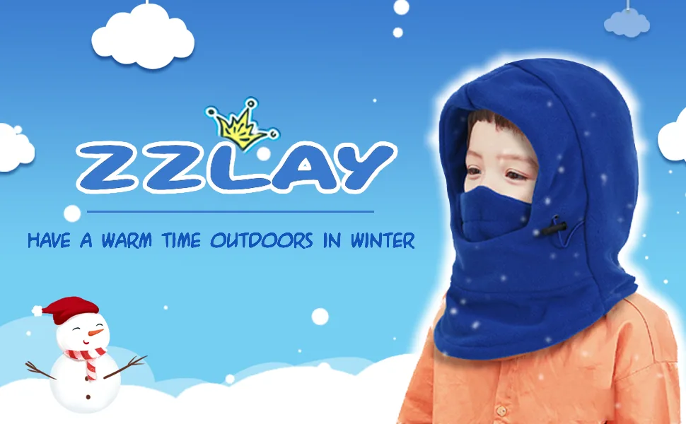 ZZLAY Children's Balaclavas Hat Thick Thermal Windproof Ski Cycling Face Mask Caps Hood Cover Adjustable Cap Purple - 1.PNG