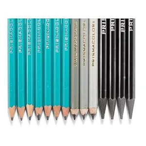 Prismacolor Premier Graphite Drawing Pencils with Erasers & Sharpeners, 18-Piece Set - Prismacolor Premier Graphite Drawing Pencil Set - Pencil Details