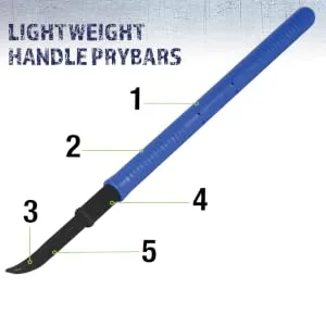 Williams JHWC-40 Cape Chisel, 3/16-Inch - Williams Lightweight Handle Prybars
