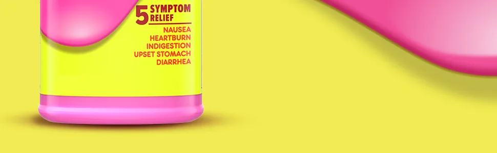 Pepto-Bismol Original Liquid 5 Symptom Relief including Upset Stomach & Diarrhea 4 Oz (Pack of 3) - 5 symptom relief. Nausea, heartburn, indigestion, upset stomach, diarrhea