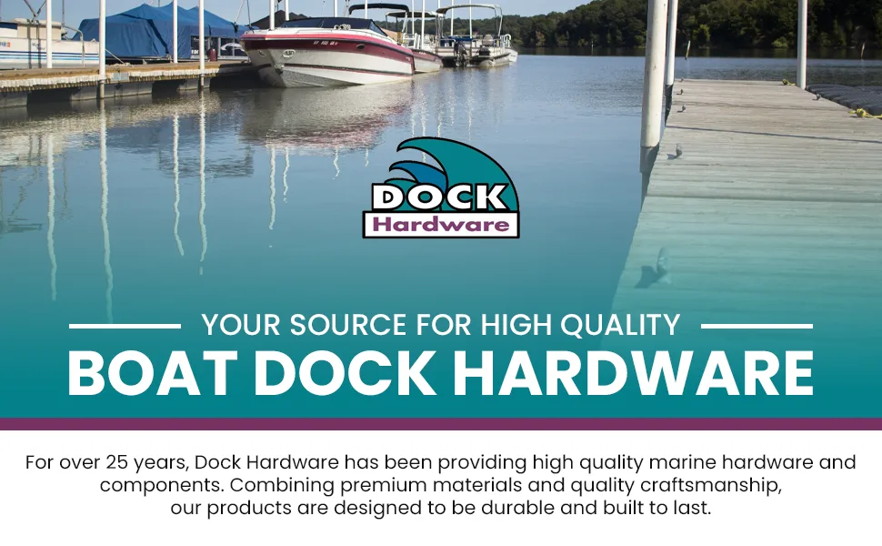 Dock Hardware 3/4" x 3" Connector Pin with Hitch Clip DH-PIN3 - Source For High Quality Boat Dock Hardware