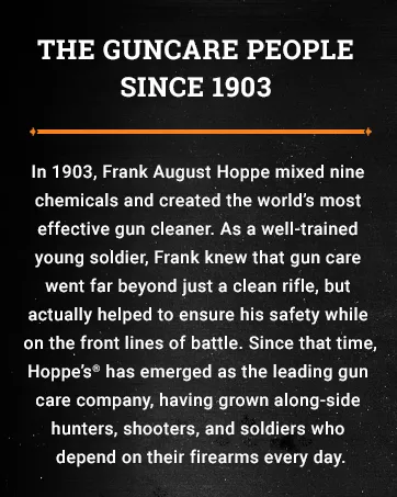 Hoppe's Gun-Solvents - The Guncare People Since 1903