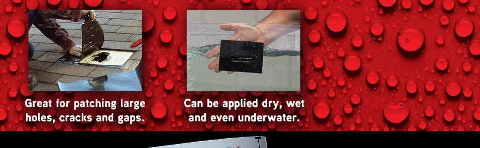 Flex Tape Mini Super Strong Waterproof Tape, White - Flex Tape Usage Shots
