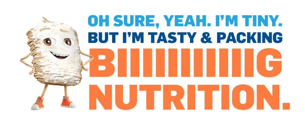 Kellogg's Frosted Mini-Wheats Little Bites Cold Breakfast Cereal, High-Fiber, Whole Grain, Original, 15.9oz Box (1 Box) Original Little Bites - Oh sure, yeah. I