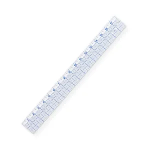 Dritz 2" x 18" See-Thru Accurate Positioning and Marking Sewing Ruler, 2 x 18-Inch, Clear See-Thru Ruler - image