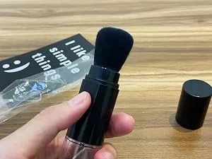 BAOFALI 2Pcs Embossing Powder Tool Brush with Cap Hand Tool Paint Applicatorapplicator for Paint Brush Decoration Glitter Powder Powderor,DIY Scrapbooking Paper Cards Making - Embossing Powder Brush Retractable Applicator Tool with Cap for DIY Scrapbooking Paper Cards Making