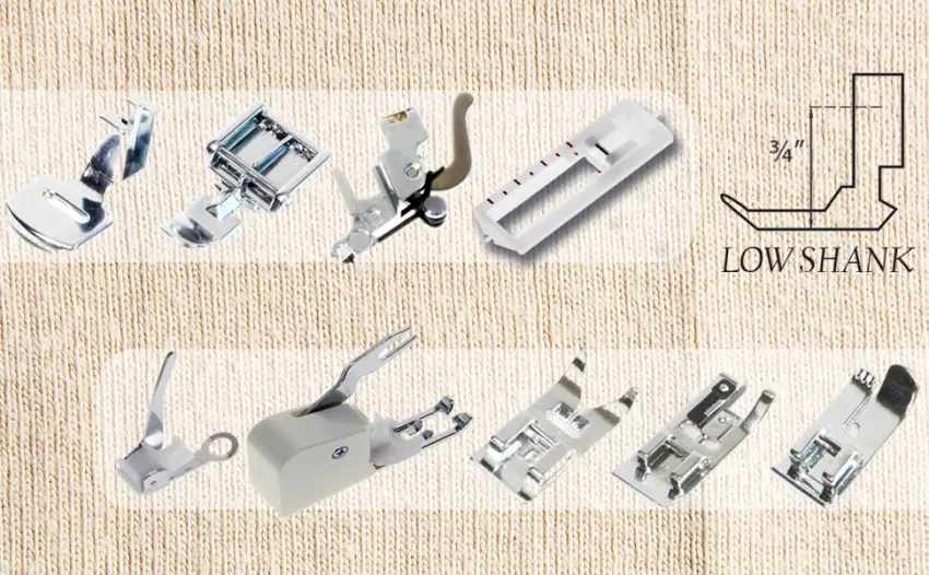 BIGTEDDY 15pc Domestic Sewing Machine Snap-On Presser Walking Foot Kit for Brother, Singer, Babylock, Janome, Pfaff, Kenmore, Riccar, Necchi - product information 2
