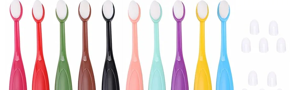 10 Color Ink Blending Brush with Cover Set Small Head Ink Blending Tools Soft Brush Background for Blender Paper Crafter Stencil Card Making Scrapbooking Broad Application Painting - 10 colors blending brushes