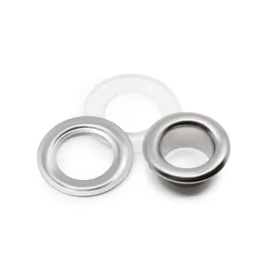 Dritz 1/4" 2-Part Eyelets & Tools, Silver, 72 Sets Eyelets, Nickel Count 2-Part 1/4" Nickel - image