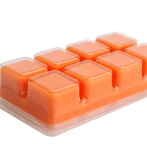 EUPNHY Wax Melt Containers-8 Cavity Clear Empty Plastic Wax Melt Molds-25 Packs Cubes Clamshells for Tarts Wax Melts. - clamshell soap mold android clamshell silicone container wax wax tart clamshell shell candle mold