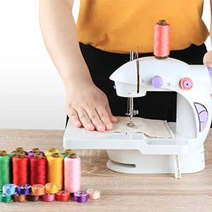 ilauke 50Pcs Bobbins Sewing Threads Kit, 400 Yards per Polyester Thread Spools, Prewound Bobbin with Case for Brother Singer Janome Machine, 25 Colors - product information 7