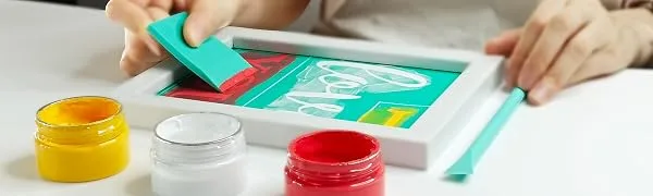 JAJADO 3 Jars Metallic Chalk Paste Paint, Fabric Screen Printing Ink Stencil Paint for Apply DIY Crafts, Stencils Transfer Paste for Silk Screen Stencils Painting on Wood, Shirt, Home Decor - product information 1