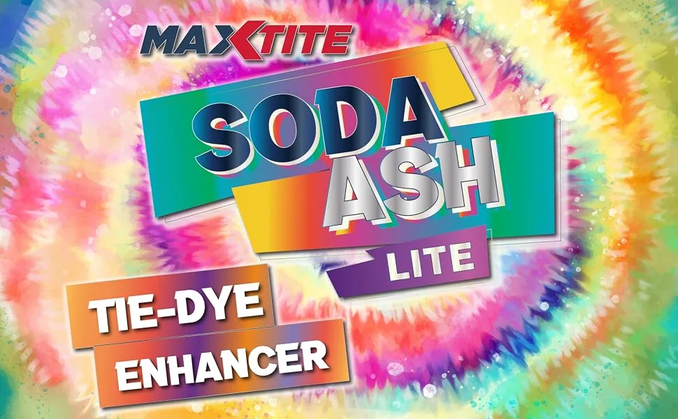 Soda Ash Lite (2 lbs) - 100% Pure Sodium Carbonate - Washing Soda, Tie Die, pH Increaser, and More - HDPE Container w/Resealable Child Resistant Cap - MaxTite Soda Ash Lite