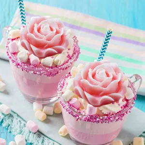 6Pcs 3D Flower Silicone Molds Set, Bloom Rose Silicone Molds for Soap Making ,Peony Molds for Handmade Chocolate, Cupcake, Dessert Decoration (6Pcs A) - product information 6