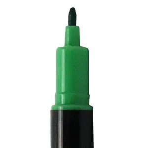 Realeather F2400-01 Dual Tip Leather Dye Marker Pens (6 Pack), Earth Tones - Fine point tip