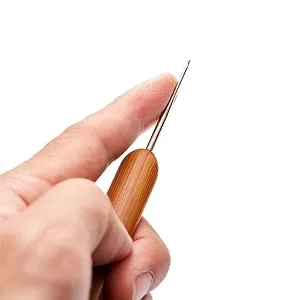 Dreadlock Crochet Needle Kit, Interlocking Tool for Locs, Crochet Hooks for Hair Dreadlock Accessories with Easy Clean Organizer - crochet hook