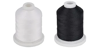 800 Yards Each 10 Neutral Colors Cotton Quilting Thread for Hand or Machine Embroidery Sewing Quilting Piecing Applique etc - Simthread 30 weight cotton sewing thread white black colors 800 yards snap spools