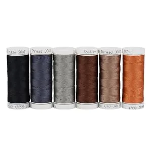 800 Yards Each 10 Neutral Colors Cotton Quilting Thread for Hand or Machine Embroidery Sewing Quilting Piecing Applique etc - Simthread cotton sewing thread 30wt 180 yard for sewing machines